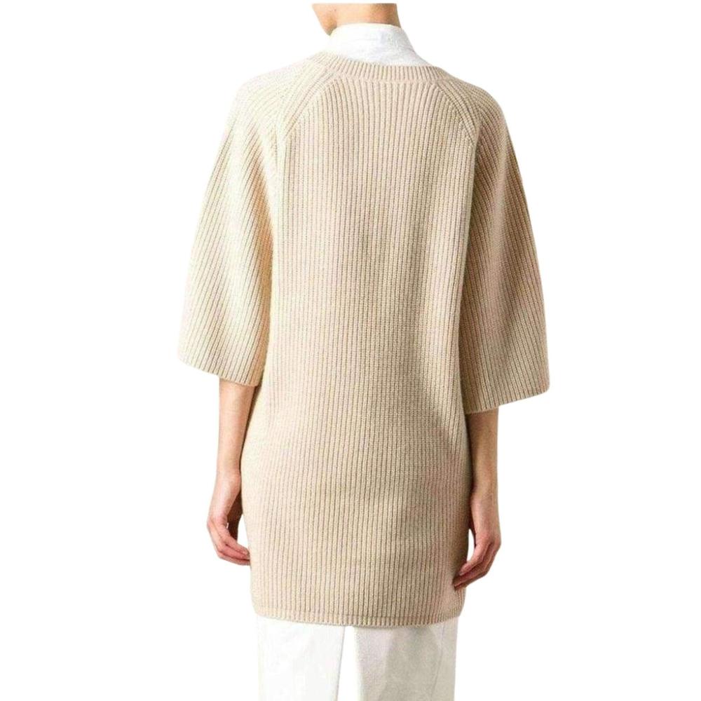 Chloe - Beige Cashmere Knit Sweater - S - Picture 4 of 6